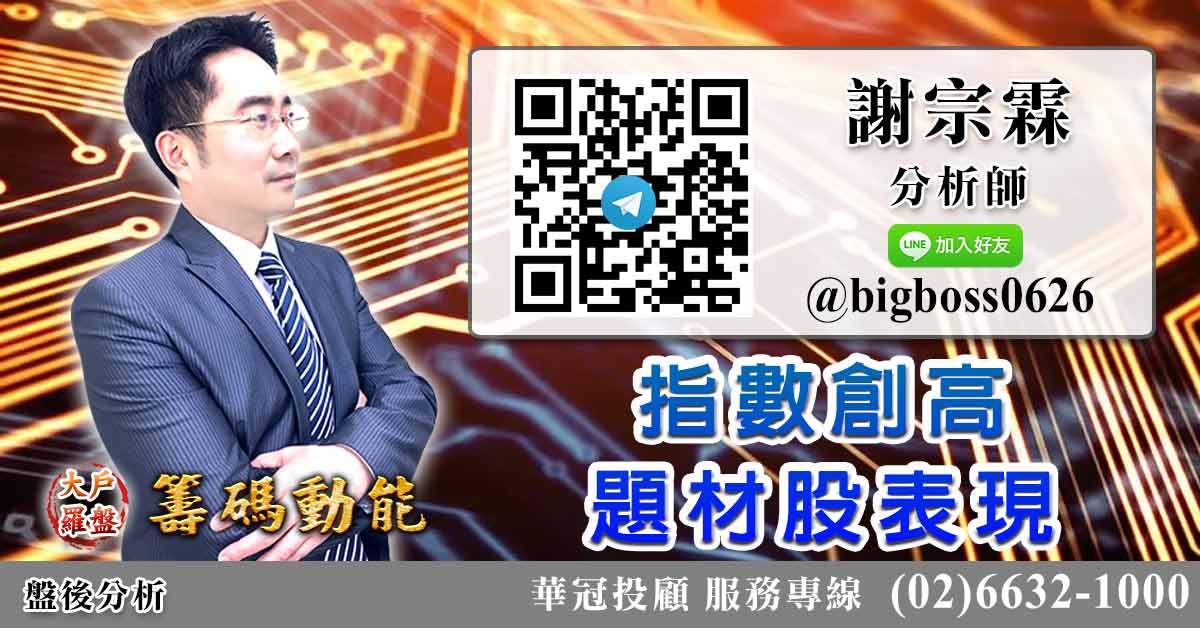 指數震盪 題材股表現 (圖)