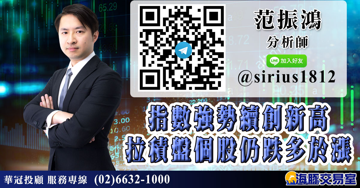 指數強勢續創新高 拉積盤個股仍跌多於漲 (圖)