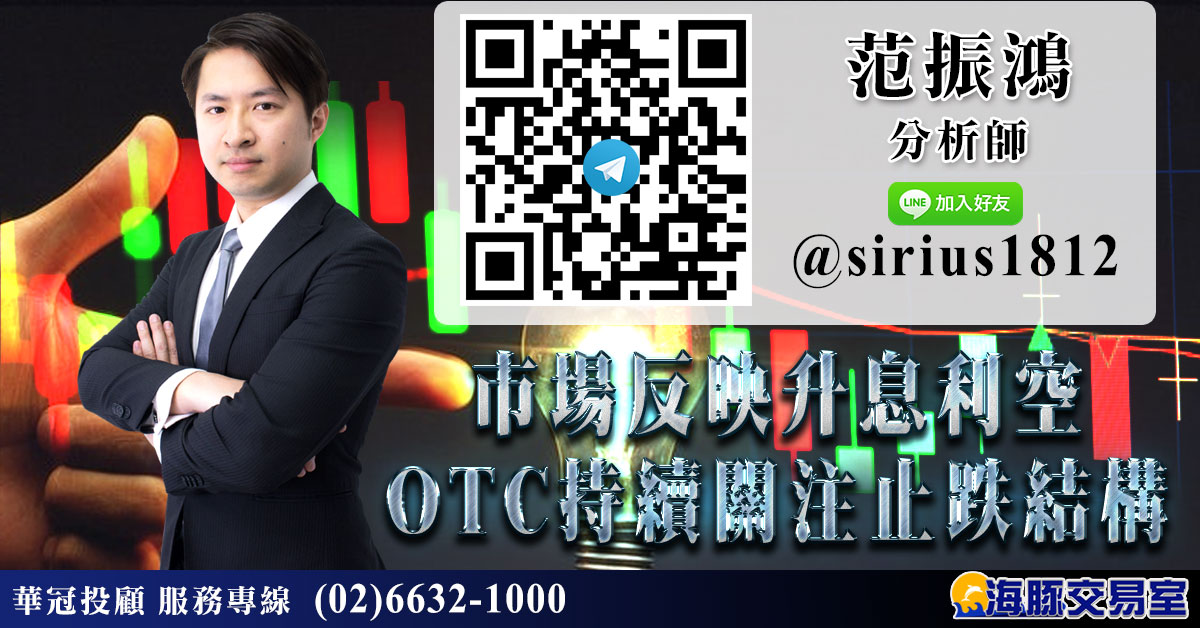 市場反映升息利空 OTC持續關注止跌結構 (圖)