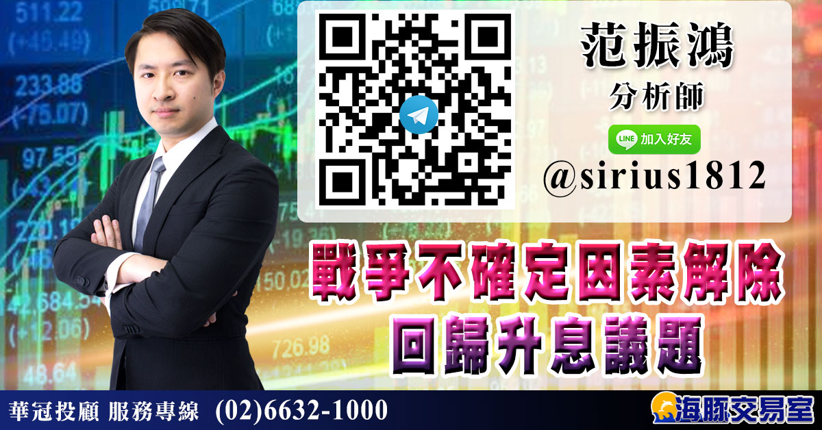 戰爭不確定因素解除 回歸升息議題 (圖)