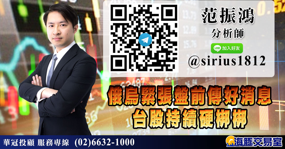 俄烏緊張盤前傳好消息 台股持續硬梆梆 (圖)