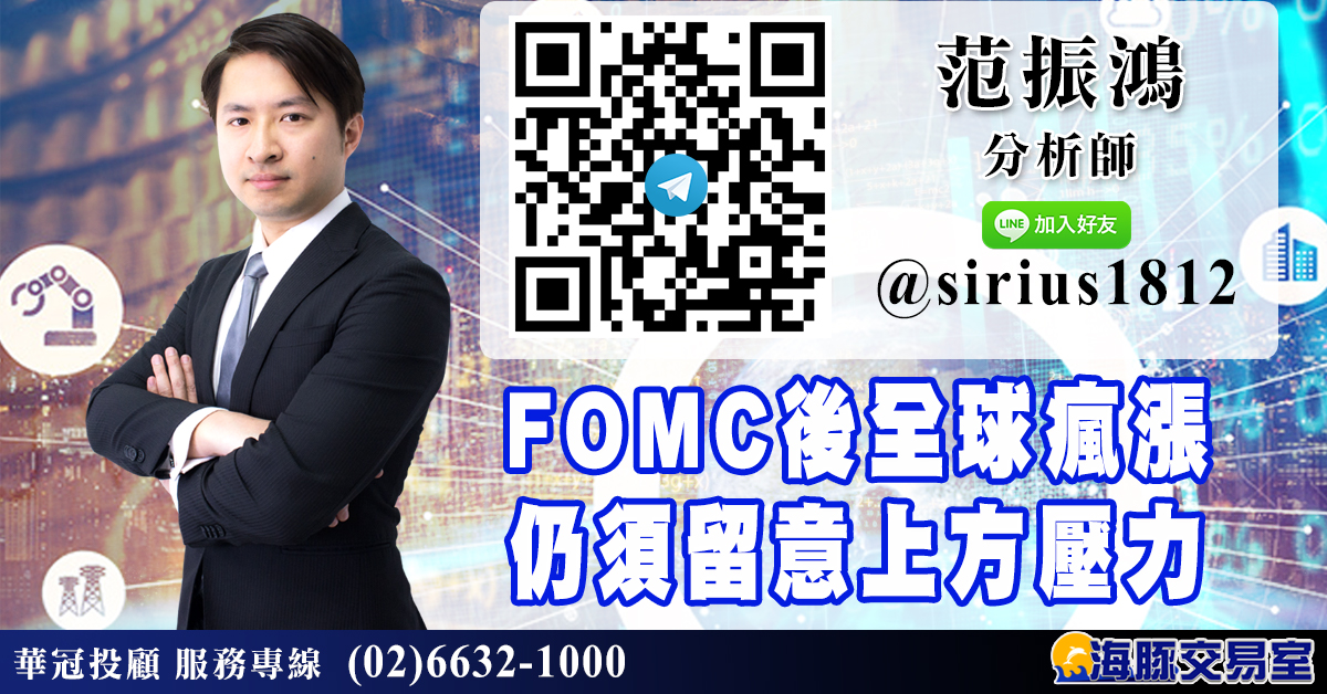 FOMC後全球瘋漲 仍須留意上方壓力 (圖)