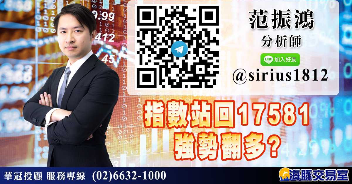 指數站回17581 強勢翻多? (圖)