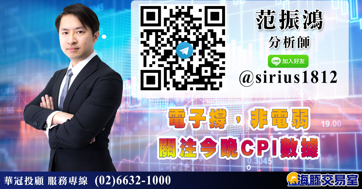電子撐，非電弱 關注今晚CPI數據 (圖)