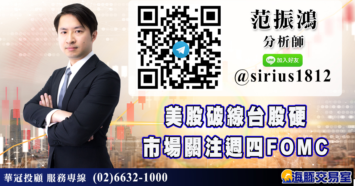 美股破線台股硬 市場關注週四FOMC (圖)