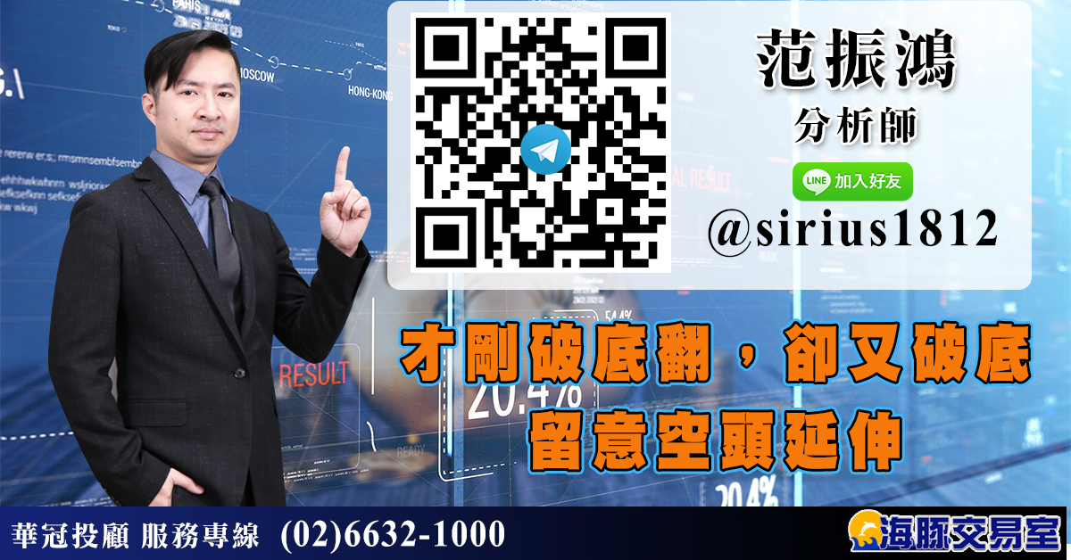 才剛破底翻，卻又破底 留意空頭延伸 (圖)