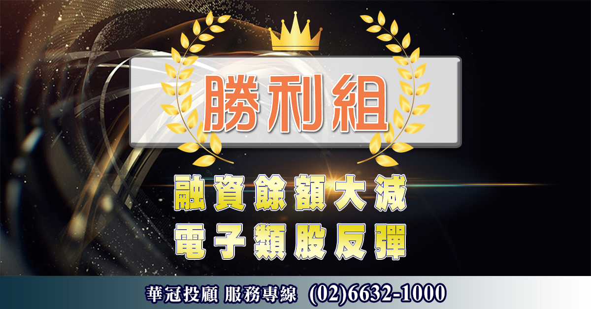 融資餘額大減 電子類股反彈 (圖)