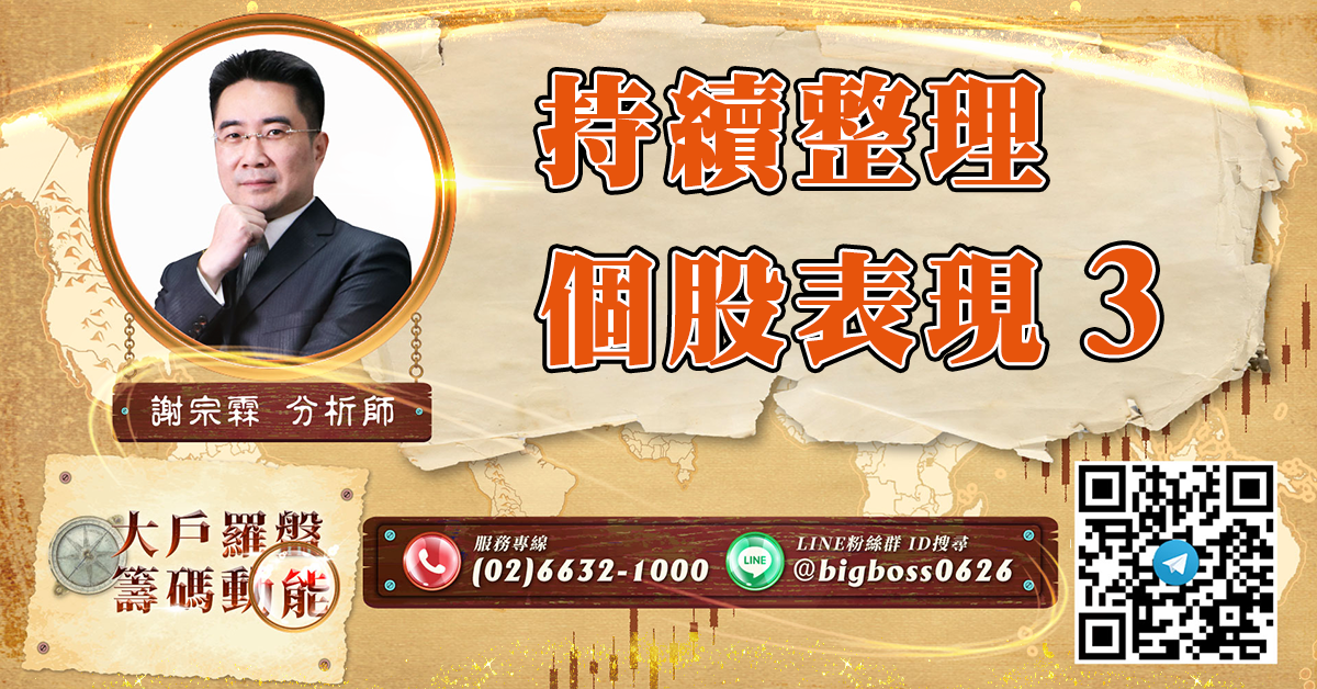 持續整理 個股表現3 (圖)