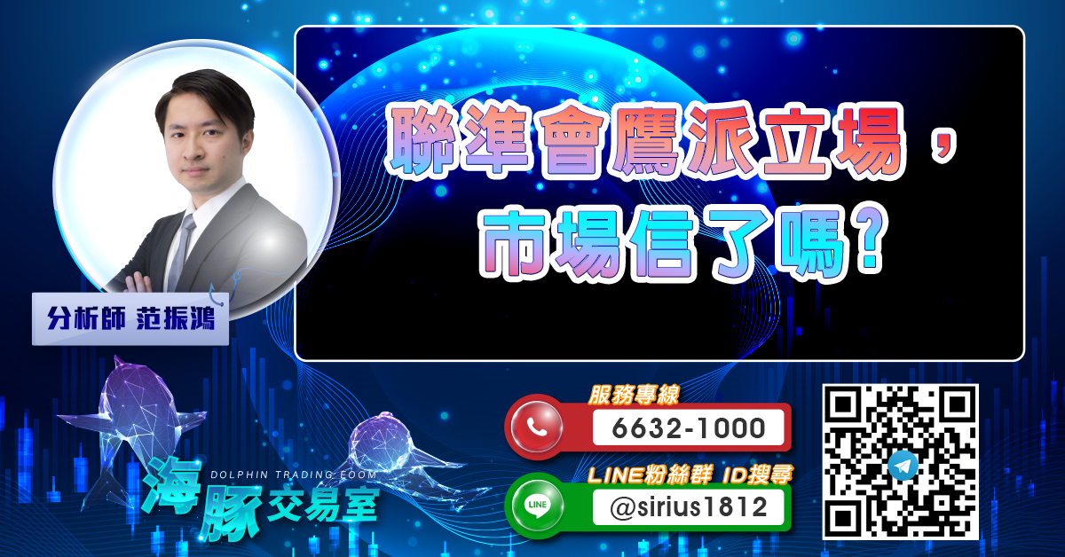 聯準會鷹派立場,市場信了嗎? (圖)
