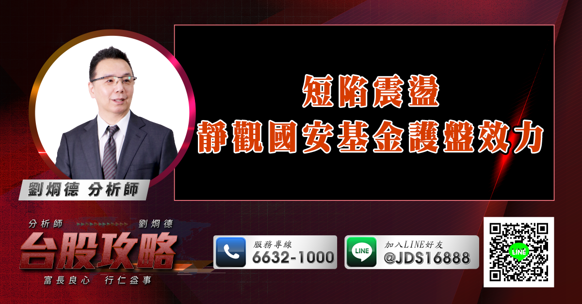 短陷震盪 靜觀國安基金護盤效力 (圖)