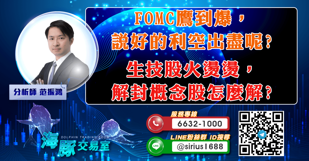 FOMC鷹到爆，說好的利空出盡呢? 生技股火燙燙，解封概念股怎麼解? (圖)