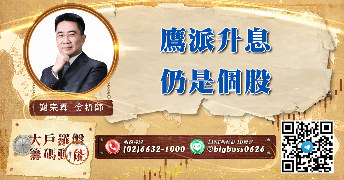 鷹派升息 仍是個股 (圖)