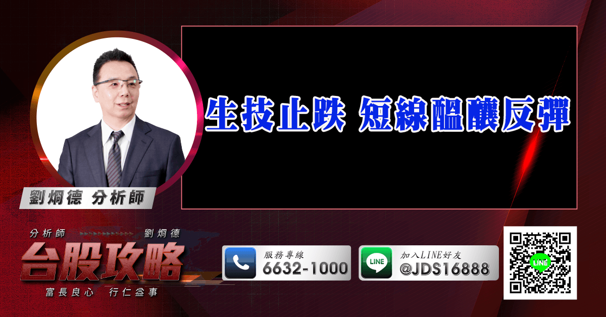 生技止跌 短線醞釀反彈 (圖)