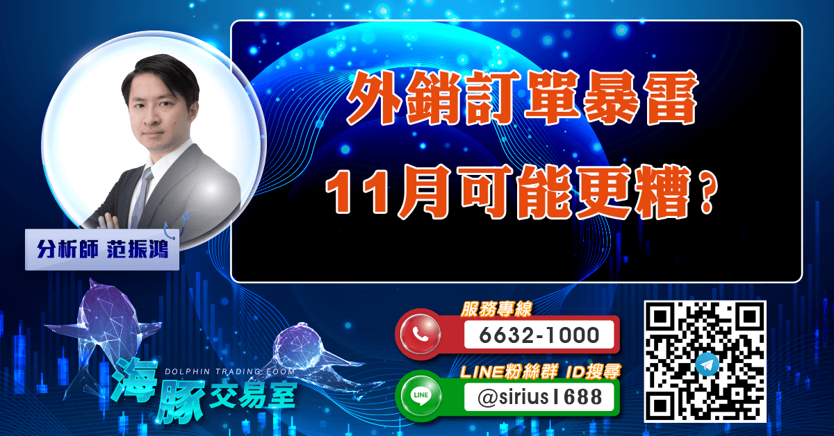 外銷訂單暴雷 11月可能更糟? (圖)