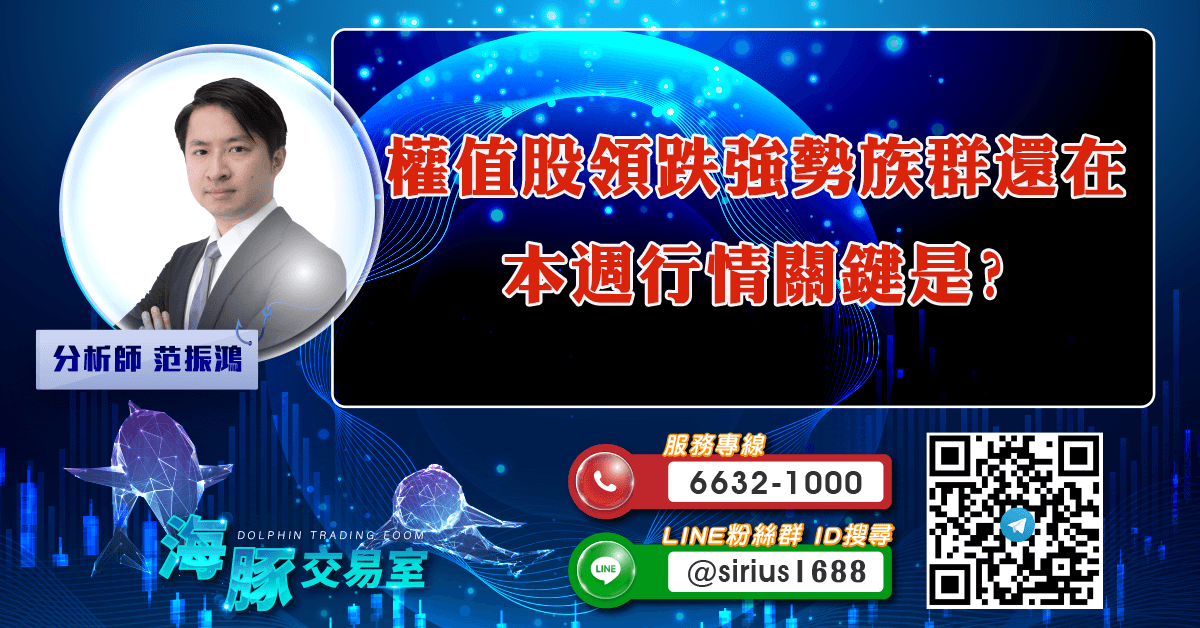 權值股領跌強勢族群還在 本週行情關鍵是? (圖)