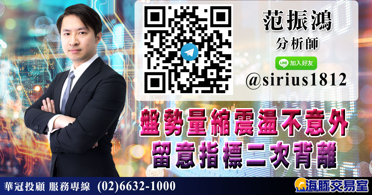 盤勢量縮震盪不意外 留意指標二次背離 (圖)