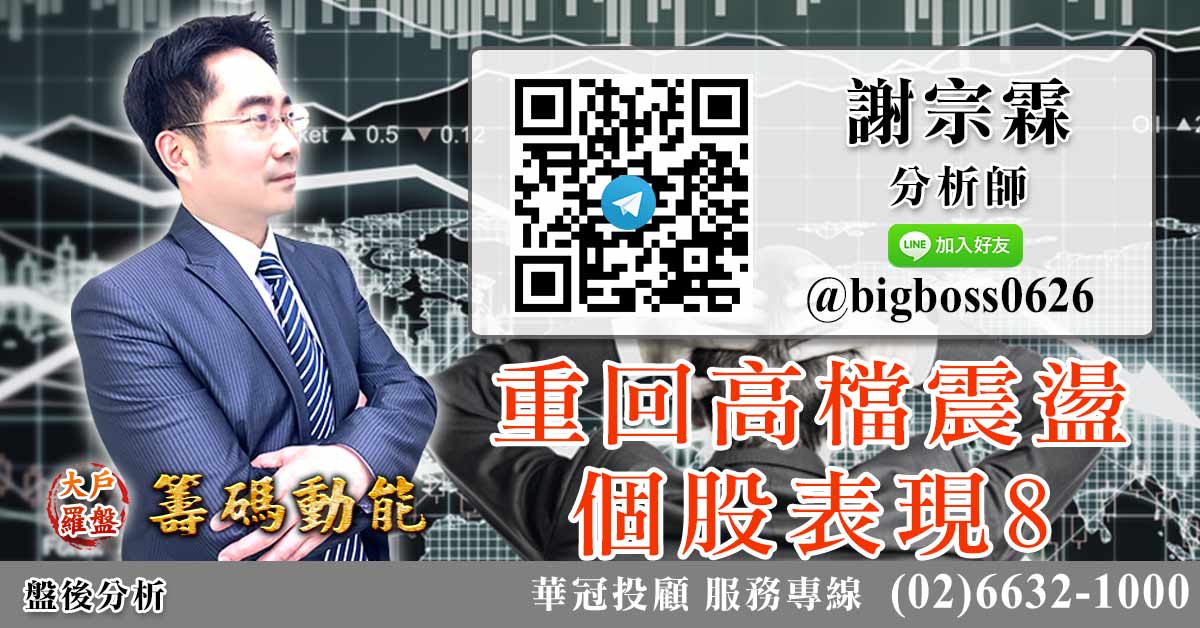 重回高檔震盪 個股表現8 (圖)
