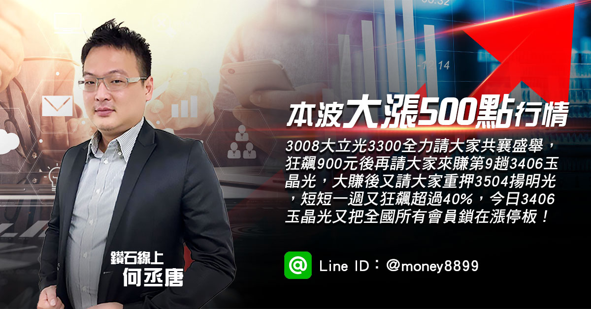 先前大賺的3406玉晶光再次出手！