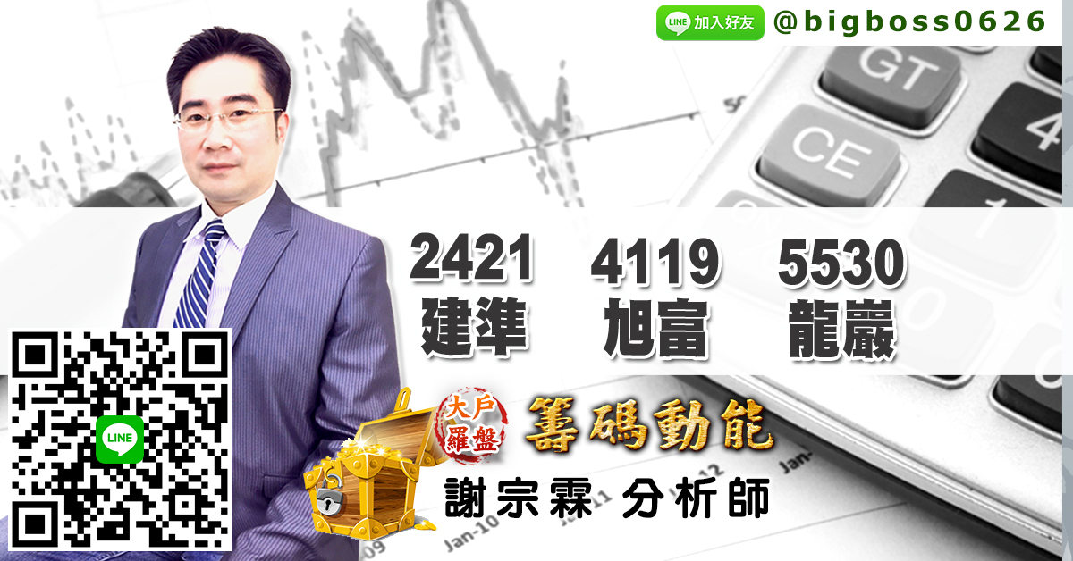 2421建準、4119旭富、5530龍巖