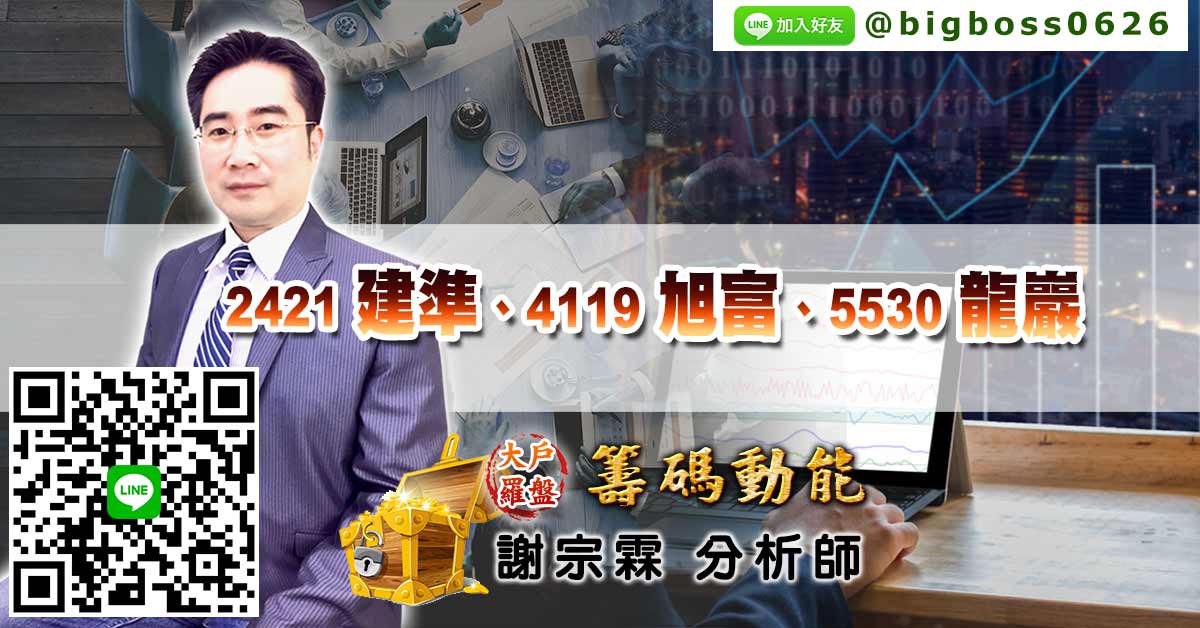 2421建準、4119旭富、5530龍巖