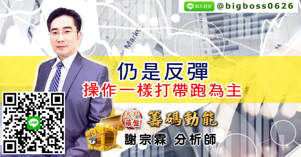 仍是反彈 操作一樣打帶跑為主