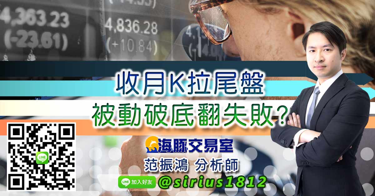 收月K拉尾盤 被動破底翻失敗?