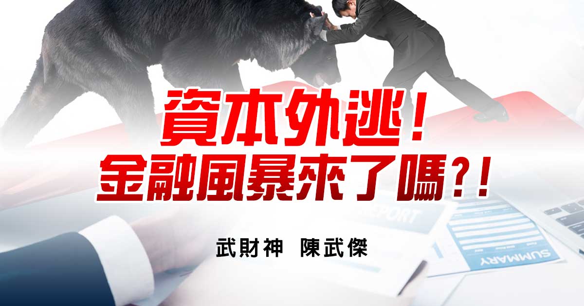 資本外逃!金融風暴來了嗎?!