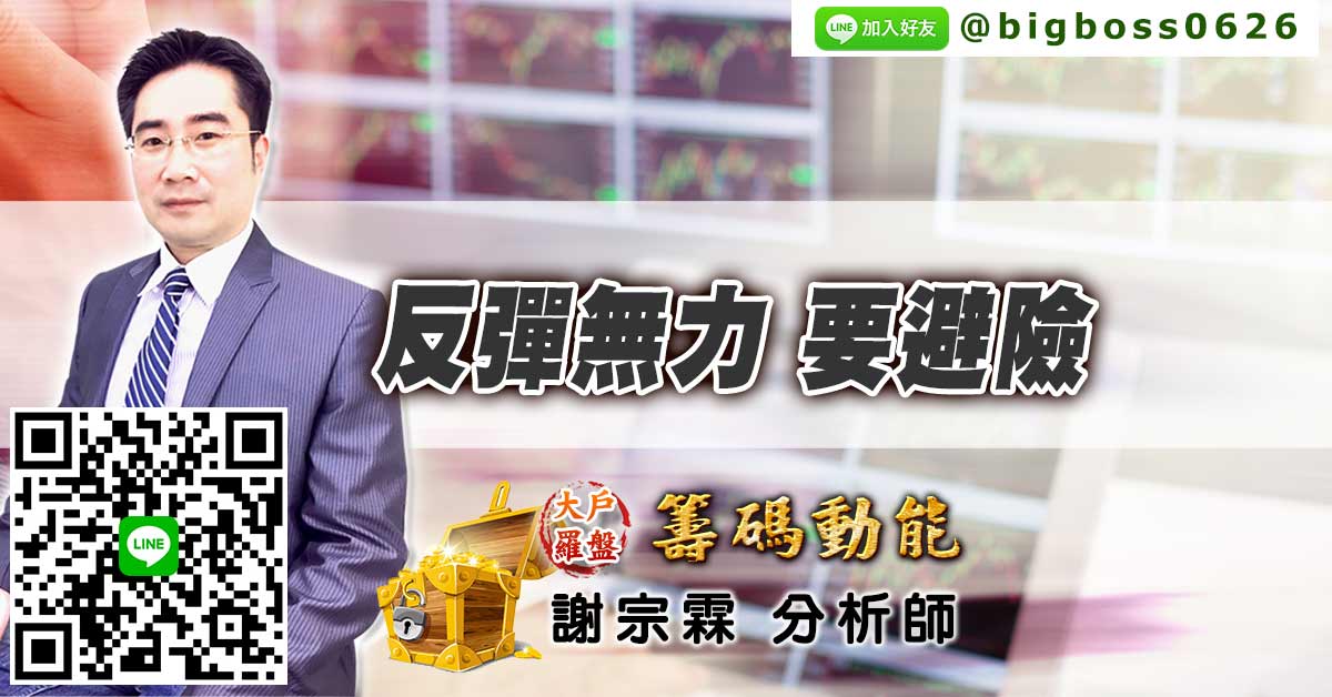 反彈無力 要避險