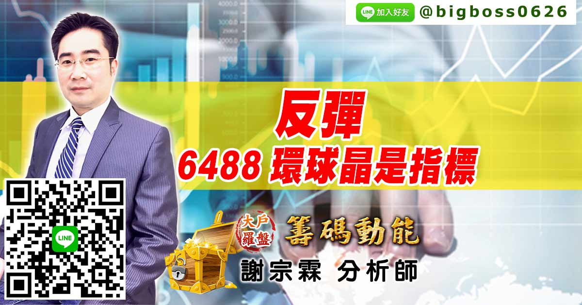 反彈 6488環球晶是指標