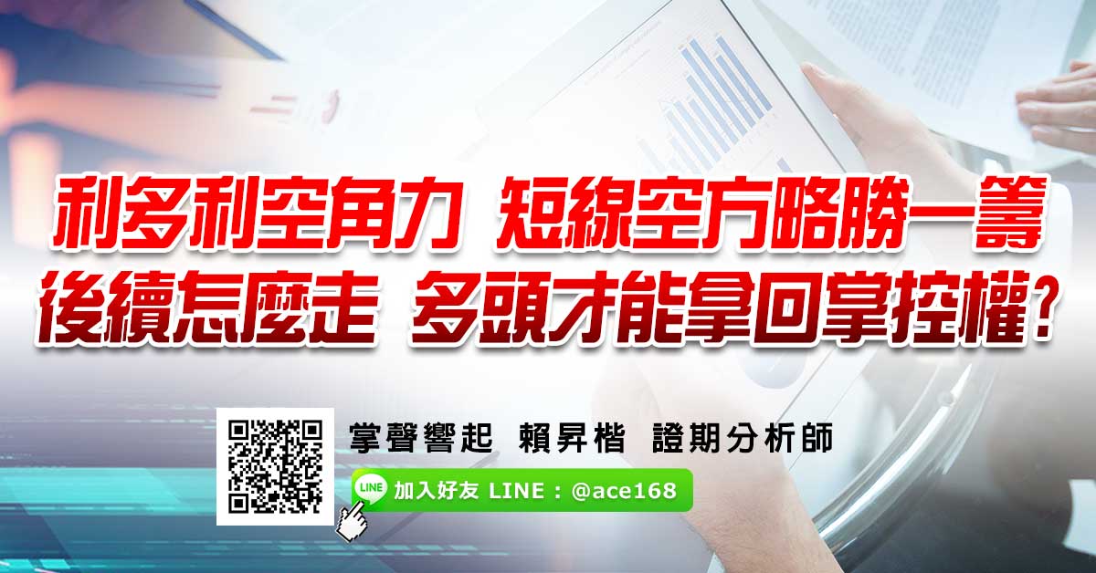 利多利空角力 短線空方略勝一籌 後續怎麼走 多頭才能拿回掌控權?