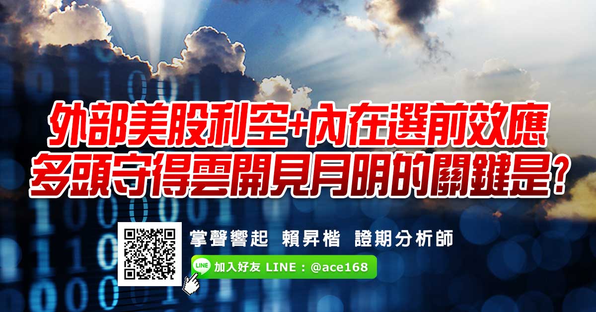 外部美股利空+內在選前效應 多頭守得雲開見月明的關鍵是?
