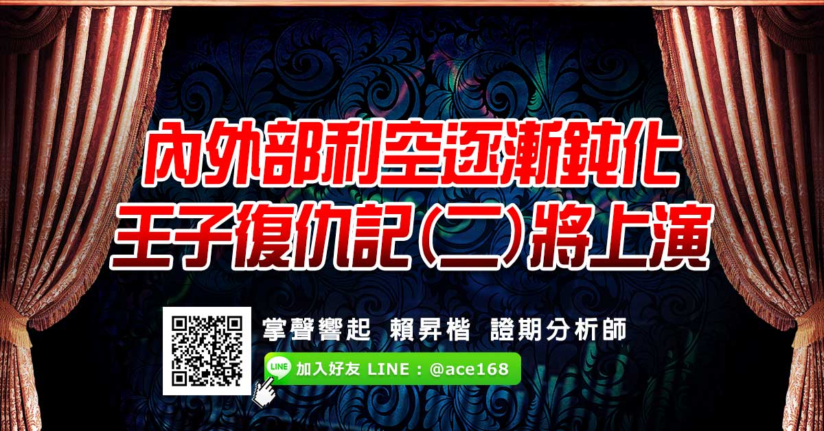 內外部利空逐漸鈍化 王子復仇記II將上演
