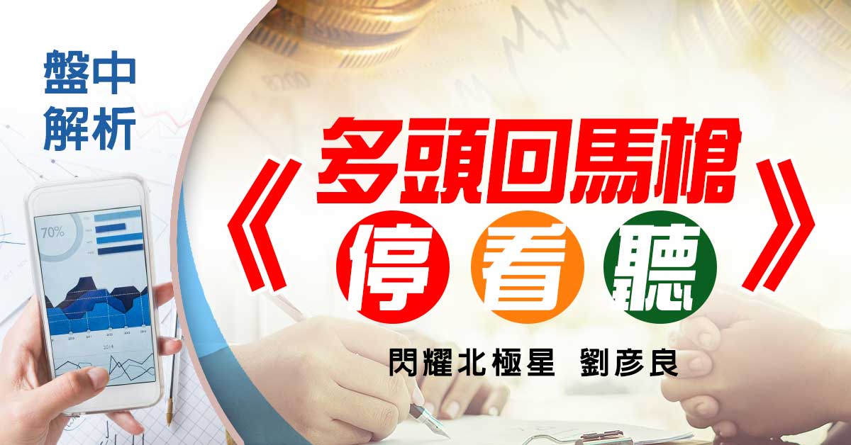 盤中解析：多頭回馬槍 停看聽