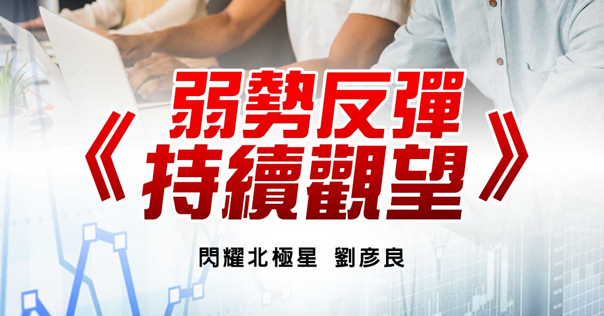 弱勢反彈 持續觀望