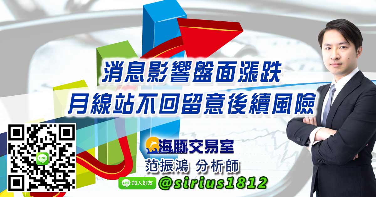 消息影響盤面漲跌，月線站不回留意後續風險