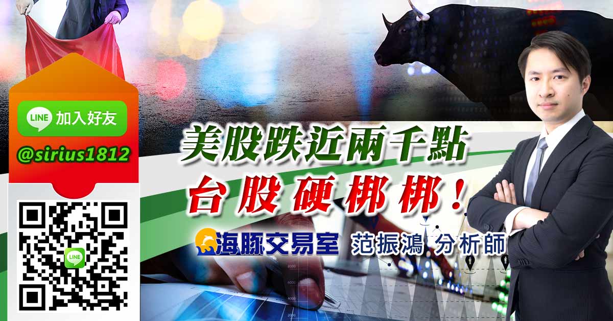 美股跌近兩千點，台股硬梆梆!