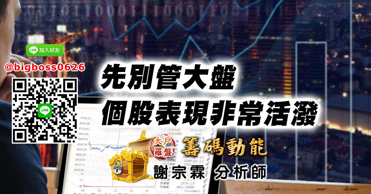 先別管大盤 個股表現非常活潑