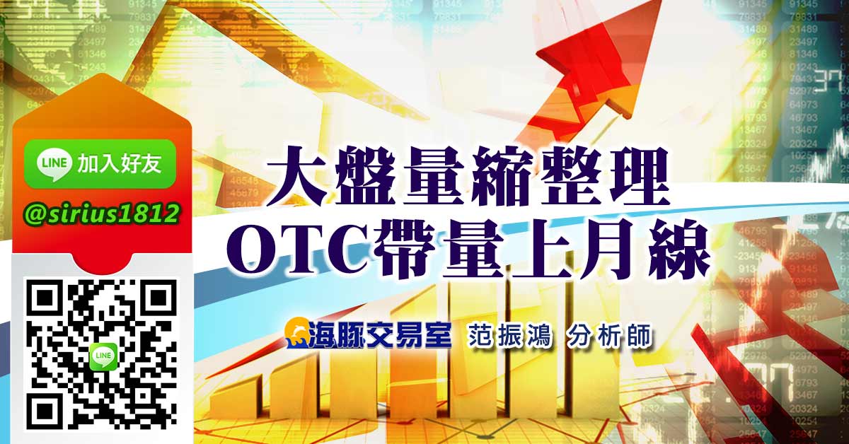 大盤量縮整理 OTC帶量上月線