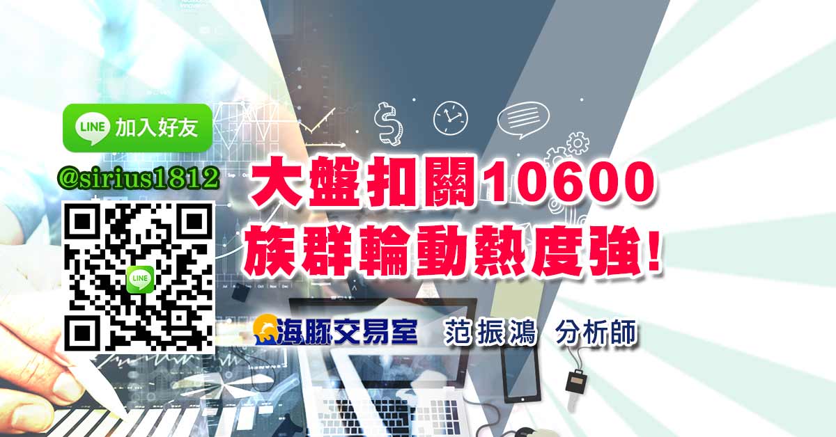 大盤扣關10600 族群輪動熱度強!