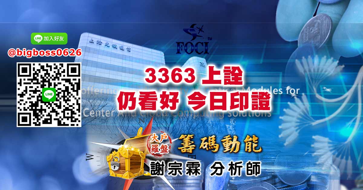 3363上詮仍看好 今日印證