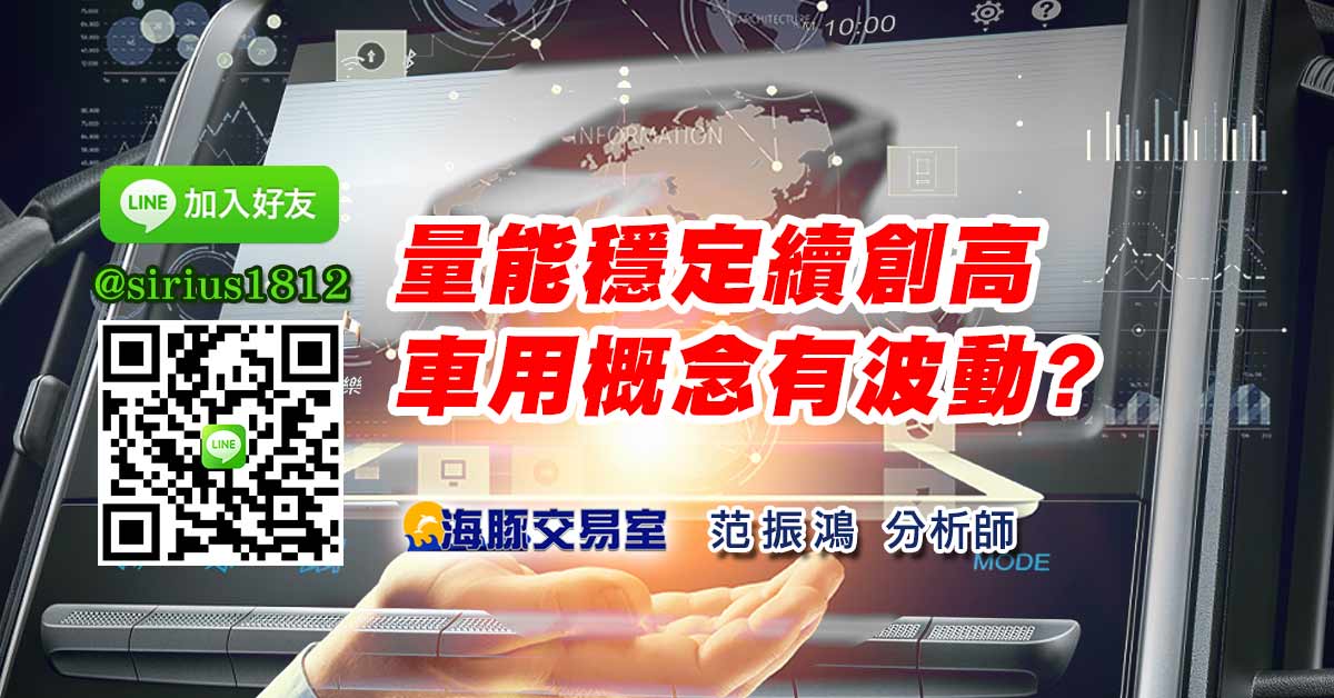量能穩定續創高  車用概念有波動?