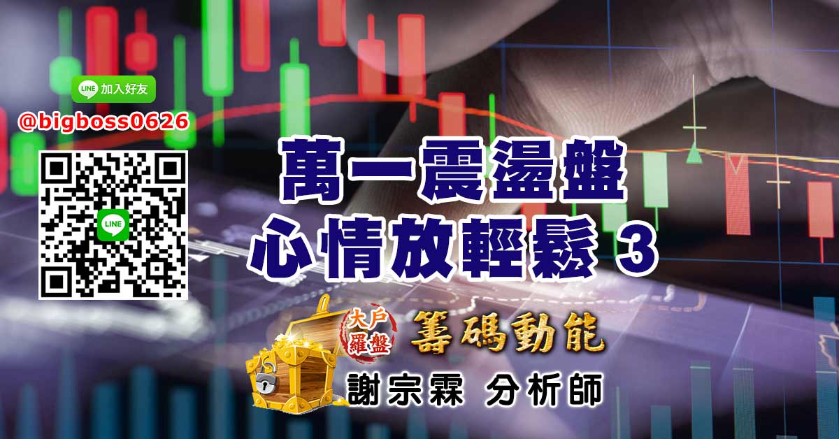  萬一震盪盤 心情放輕鬆3