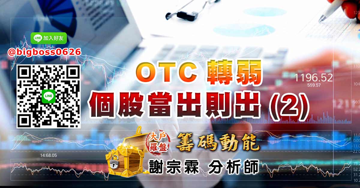 OTC轉弱 個股當出則出2