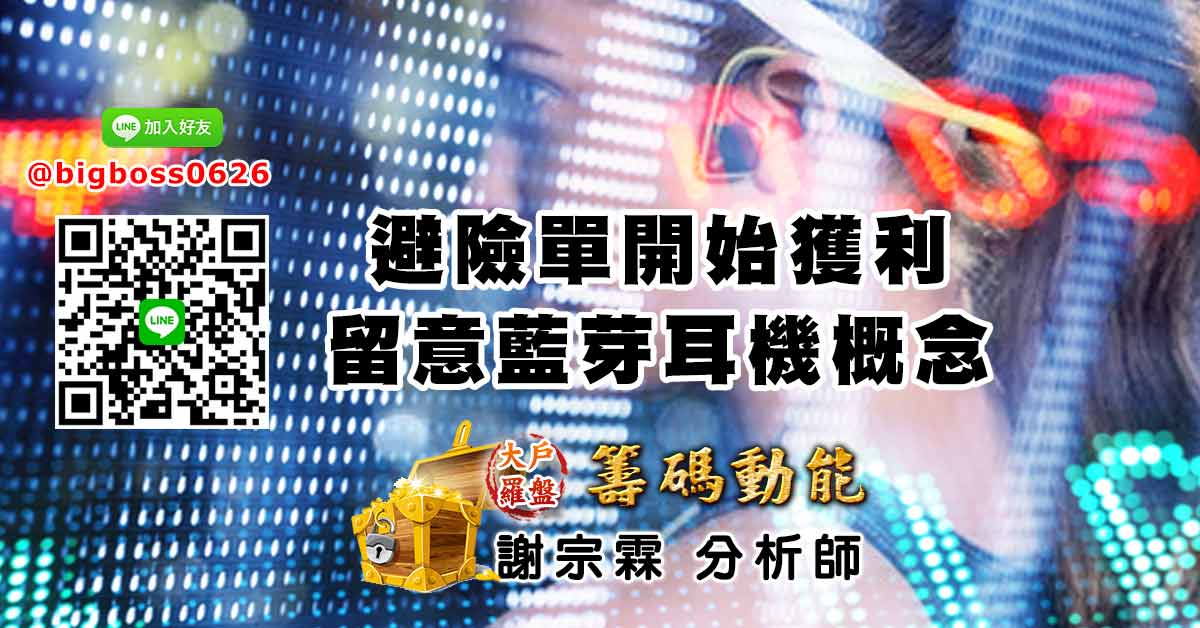 避險單開始獲利 留意藍芽耳機概念