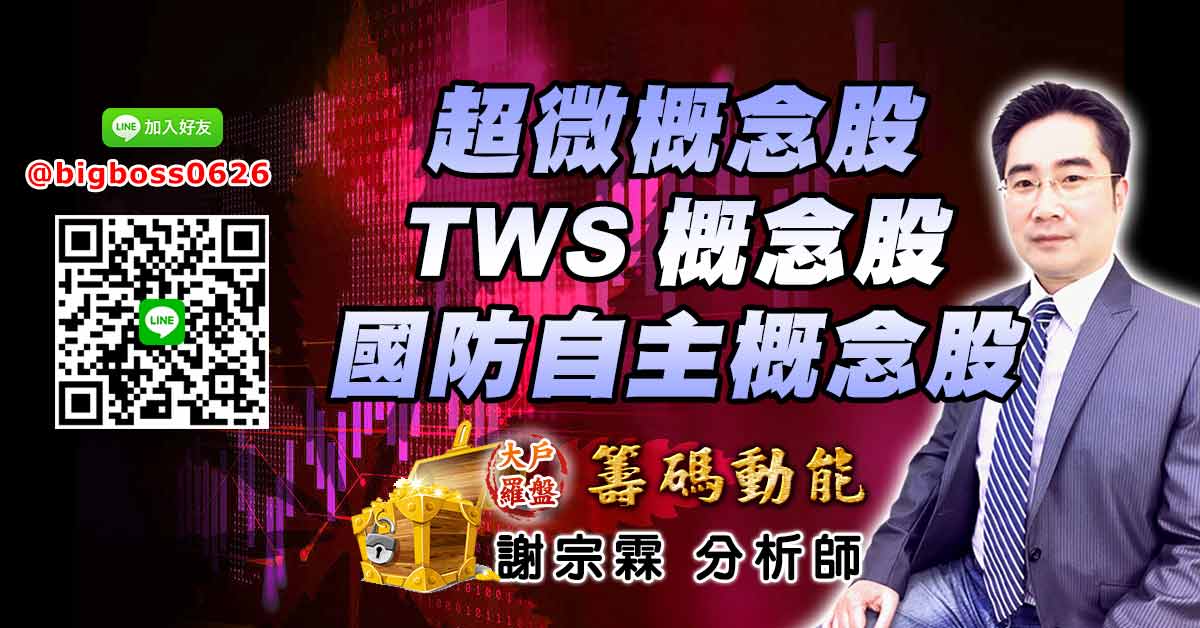 超微概念股 TWS概念股 國防自主概念股