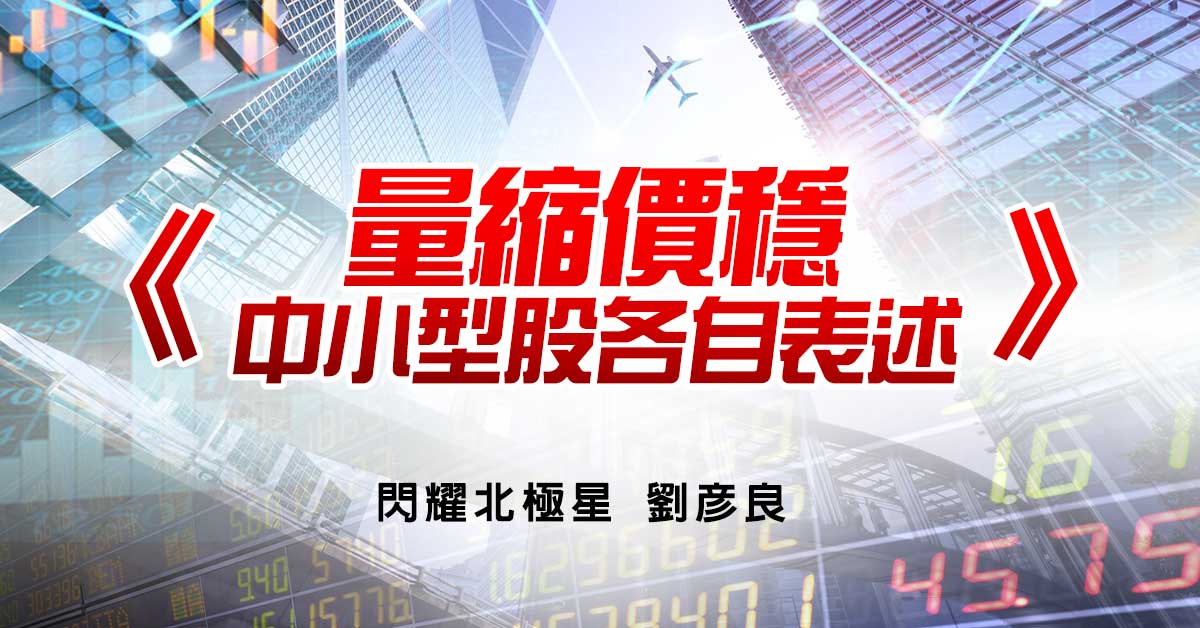 量縮價穩 中小型股各自表述
