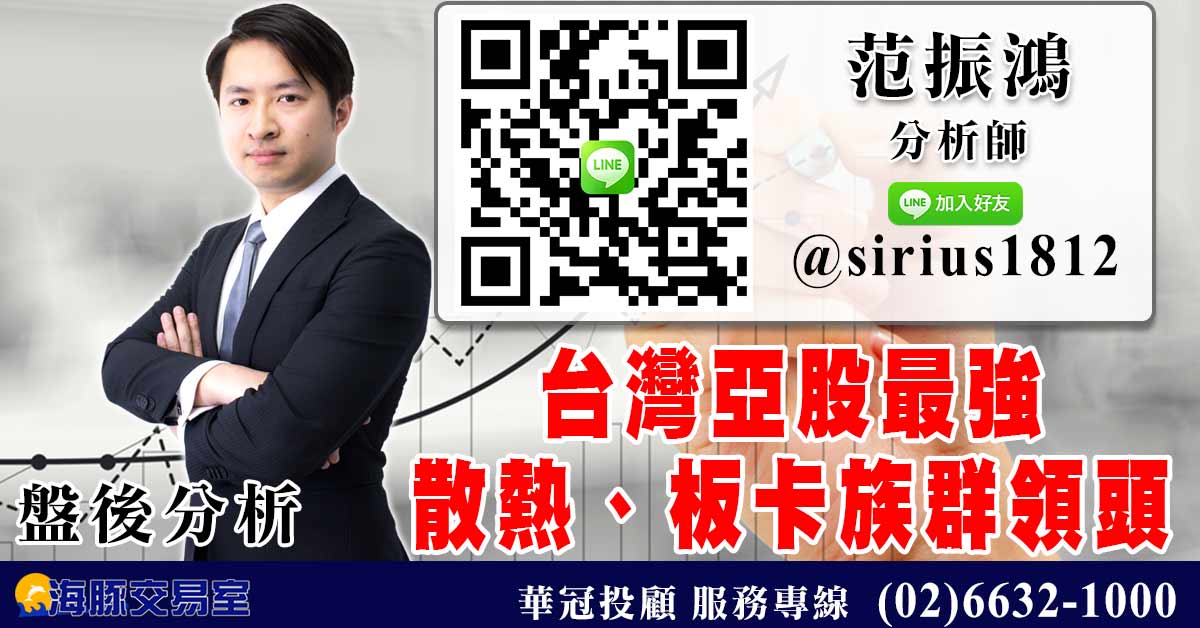 台灣亞股最強 散熱、板卡族群領頭