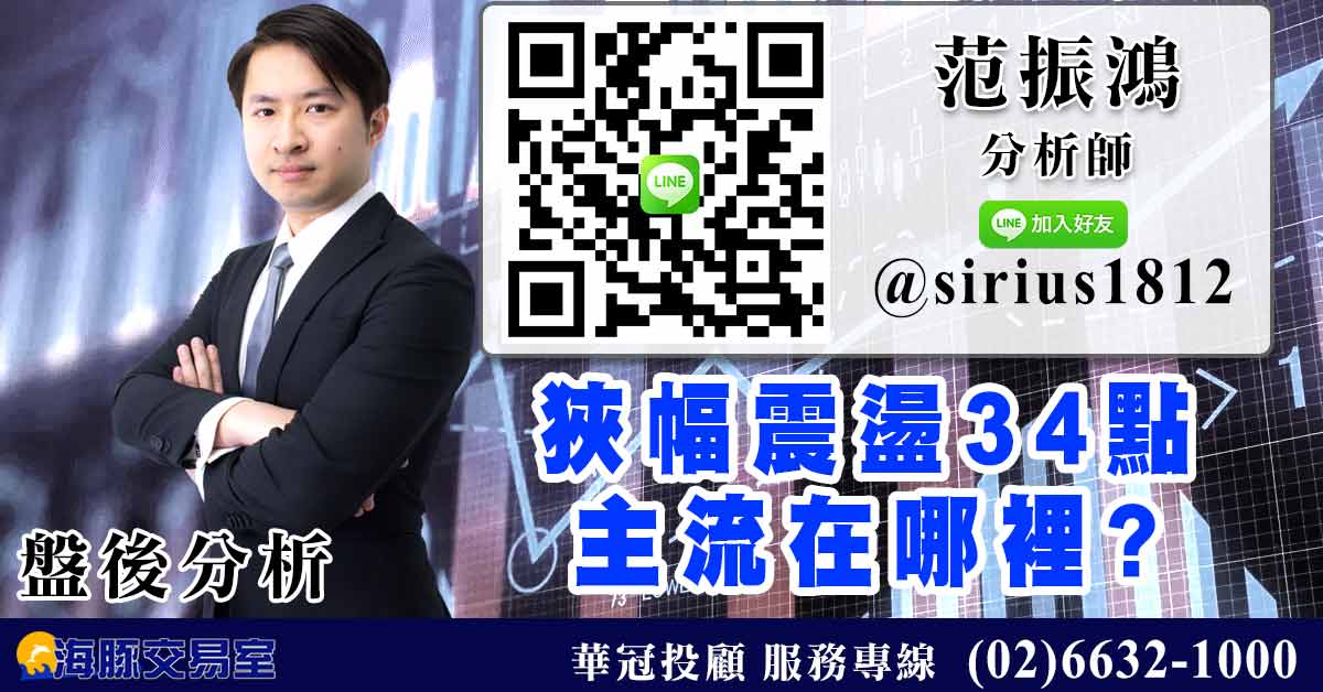 狹幅震盪34點 主流在哪裡?