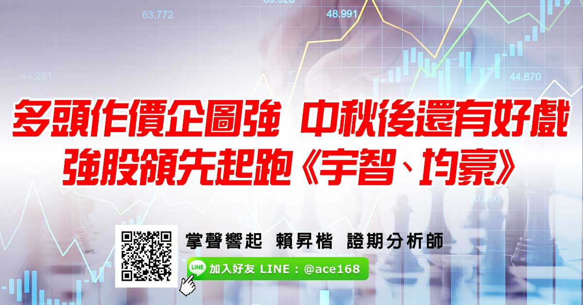 多頭作價企圖強 中秋過後好戲唱  強股領先起跑《宇智、均豪》 (圖)