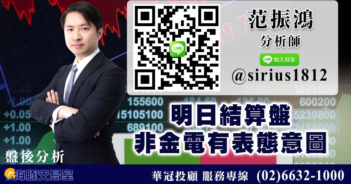 明日結算盤 非金電有表態意圖 (圖)